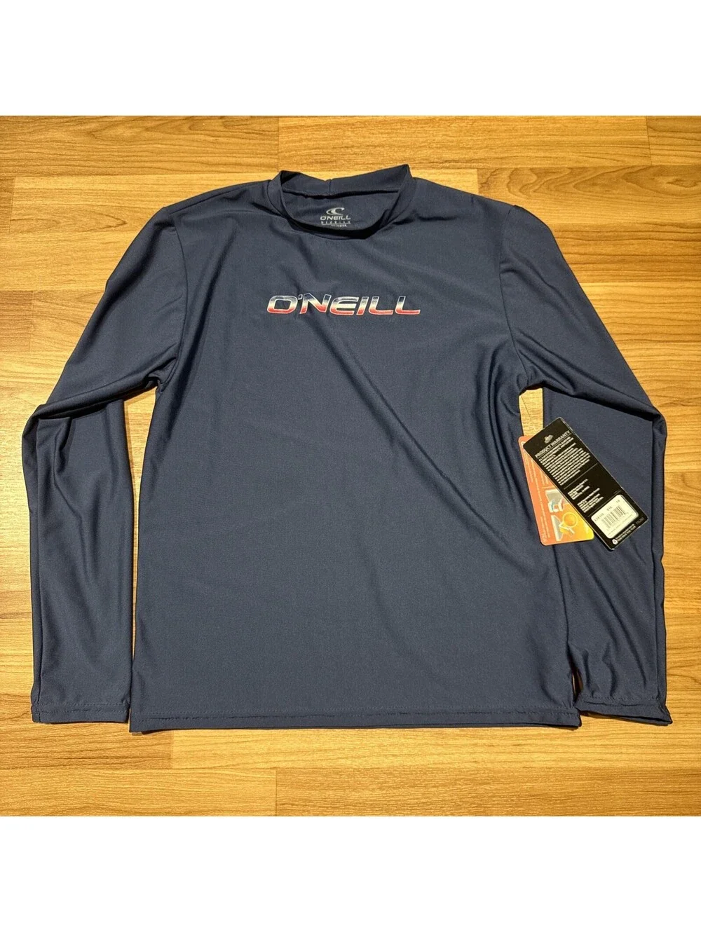 O’Neill youth Skins Long Sleeve Rash Guard Shirt Surf shirt Size 14 SPF 50+
